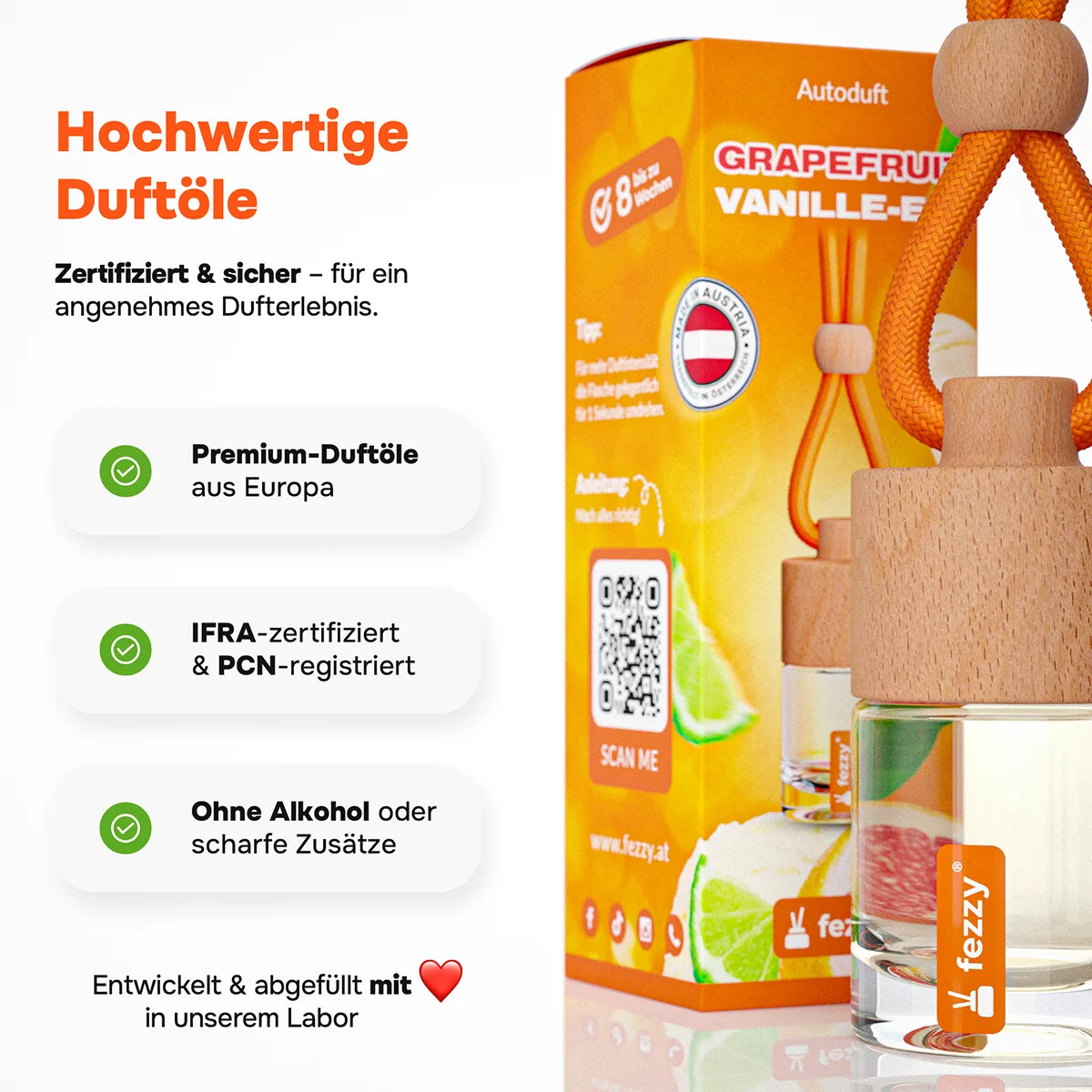 Grapefruit & Vanille-Eis