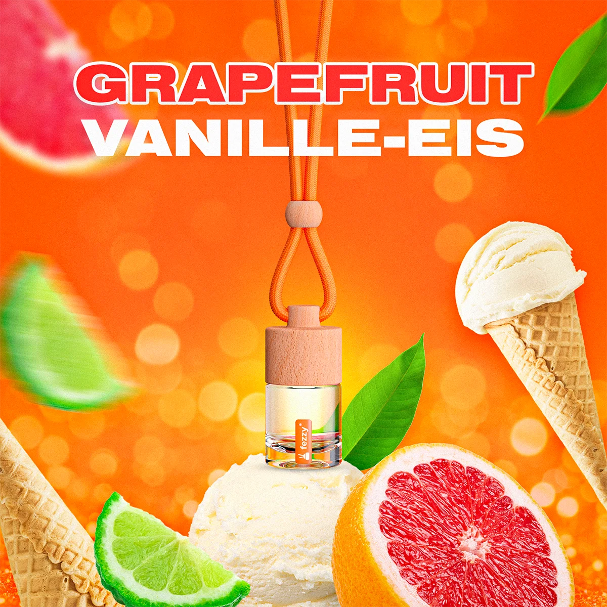 Grapefruit & Vanille-Eis